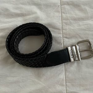 Men’s Chaps braided reversible leather belt.